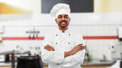 Head chef preparing a spicy biryani in RRR Restaurant’s kitchen