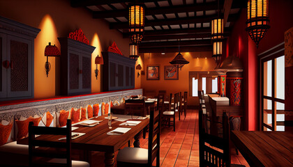 Telagana restaurant with telugu vibes